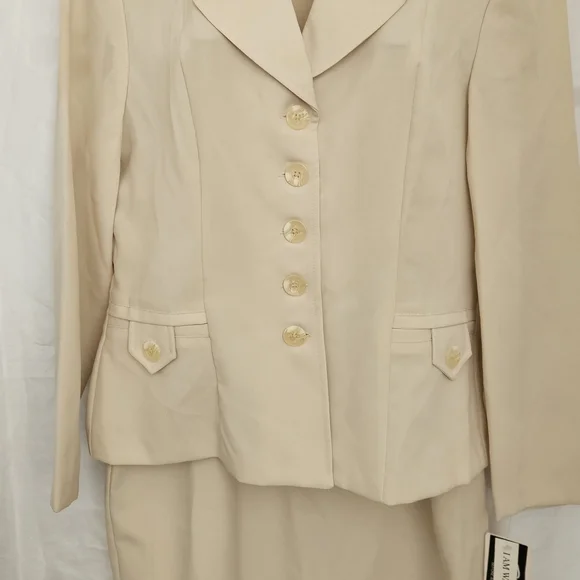 Elegant Cream Women's Blazer #193 - Picture 3 of 11